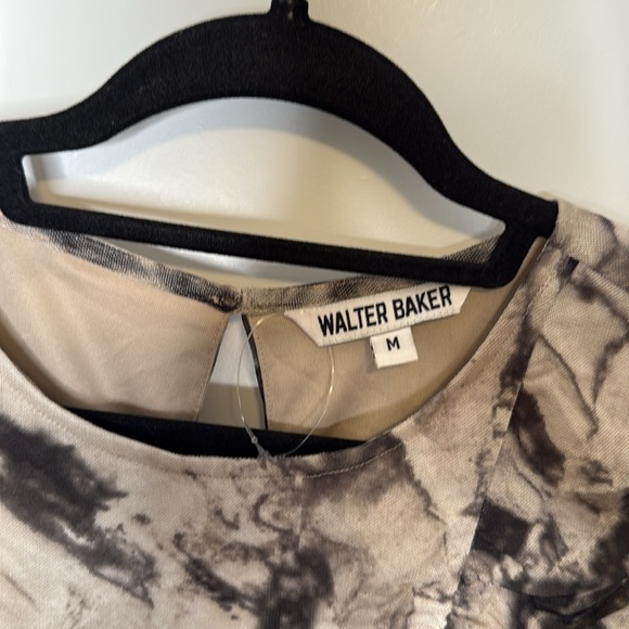 Walter Baker Josey Marble Long Sleeve Sheath Dress - Medium - Picture 6 of 8